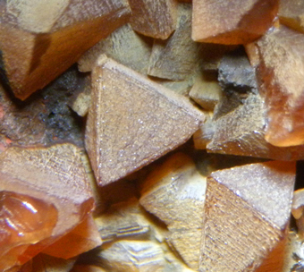 Rhodochrosite - Rothenberg mine, Oberneisen, Rhineland-Palatinate, Germany