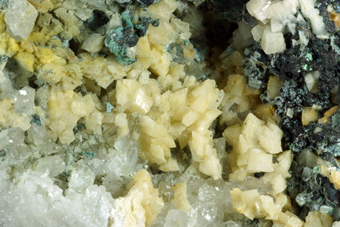 Dolomite with Boulangerite and Bournonite - Ramsbeck, North Rhine-Westphalia, Germany