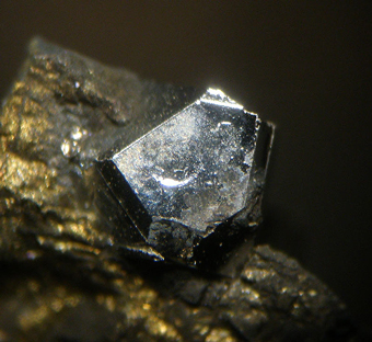 Sperrylite - Talnakh Cu-Ni Deposit, Noril'sk, Russia