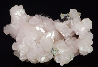Manganoan Calcite, Sphalerite, Quartz- 2nd Sovetskii mine, Dal'negorsk, Russia