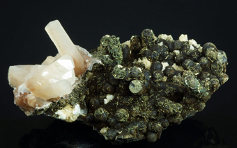 Calcite with Goethite - El Hammam mine, Mekn�s, Morocco