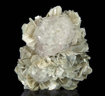 Apatite and Mica - Mt Xuebaoding, Huya deposit, Mianyang Prefecture, Sichuan Province, China