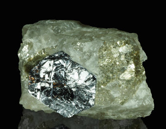 Molybdenite - Moly Hill mine, La Motte, Quebec, Canada