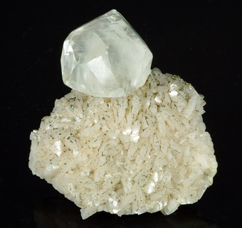 Calcite on Dolomite - La Florida mining area, Sierra de Arnero, Cantabria, Spain