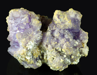 Coquimbite, Copiapite, Alunogen - Javier mine, Huac-huas, Ayacucho dept., Peru
