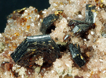 Shigaite, Rhodochrosite - N'Chwaning I mine, South Africa