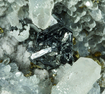 Pearceite-2Tac (Arsenpolybasite) and Proustite, Uchucchacua Mine, Oyon Province, Peru