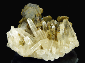 Siderite and Quartz,Tasna mine, Tasna, Oruro Dept., Bolivia