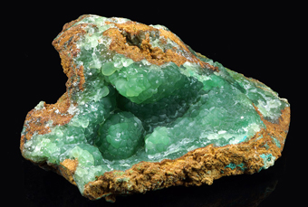 Smithonite var. Cuprian Smithsonite - Tsumeb mine, Tsumeb, Namibia