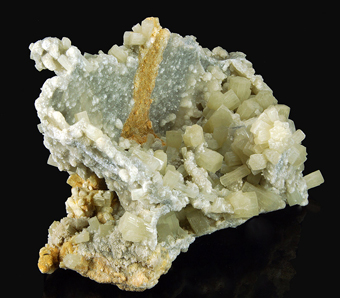 Aragonite - Giumentaro mine, Agrigento, Sicily, Italy