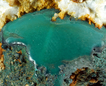 Pseudomalachite and Libethenite - Ľubietov�, Bansk� Bystrica Region, Slovakia