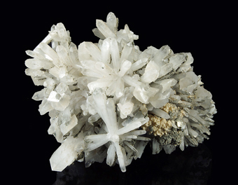 Quartz, Chalcopyrite, Rhodochrosite - Trepča complex, Kosovo