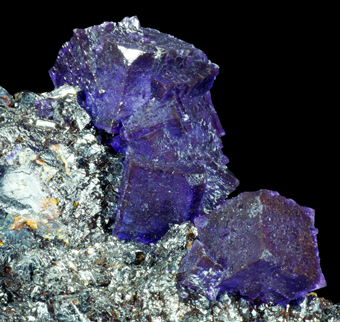 Fluorite and Sphalerite - Elmwood mine, Carthage, Smith Co., Tennessee, USA