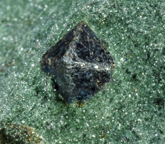 Chromite, Magnetite - Kerguelm�s Quarry, Peumerit, Finist�re, Brittany, France