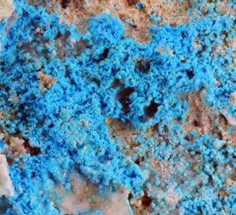 Decrespignyite-(Y) (TL) - Paratoo copper mine, Yunta, South Australia, Australia