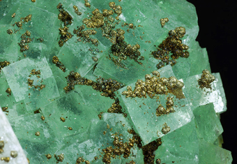 Fluorite and Calcite - El Hammam mine, F�s-Mekn�s Region, Morocco