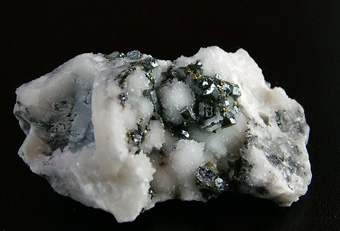 Pyrargyrite with Chalcopyrite - Fresnillo Mine, Pinos, Mun. de Pinos, Zacatecas, Mexico