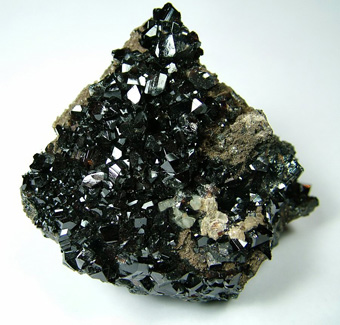 Cassiterite with Fluorapatite - Panasqueira Mine, Couto Mineiro da Panasqueira, Panasqueira, Covilh�, Castelo Branco District, Portugal
