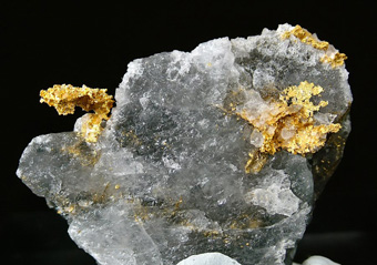 Gold on Quartz - Abitibi, Val d'Or, Qu�bec, Canada