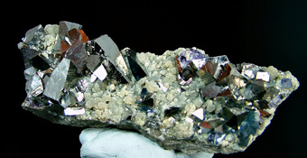 Arsenopyrite with minor Fluorite - Yaogangxian Mine, Yaogangxian W-Sn ore field, Yizhang Co., Chenzhou Prefecture, Hunan Province, China