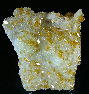Baryte on Quartz - Xiefang Mine, Ruijin Co., Ganzhou Prefecture, Jiangxi Province, China