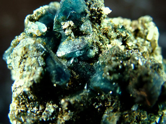 Scorodite with Pyrite - Ojuela Mine, Mapim�, Mun. de Mapim�, Durango, Mexico