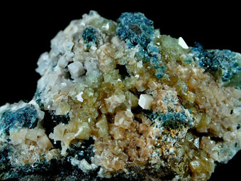 Goyazite, Augelite, Lazulite - Rapid Creek, Dawson Mining District, Yukon Territory, Canada