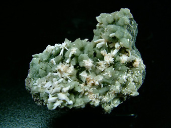 Laumontite var. Leonardite on Calcite - Crastu Muradu Quarry, Osilo, Sassari Province, Sardinia, Italy