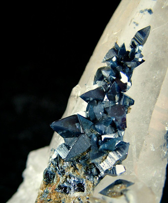 Anatase on Quartz - Hardangervidda, Hordaland, Norway