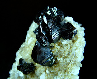 Cassiterite on Muscovite - Mt Xuebaoding, Pingwu Co., Mianyang Prefecture, Sichuan Province, China
