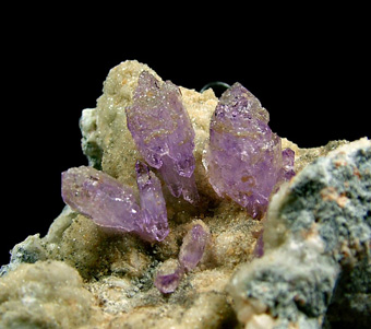 Amethyst Quartz - Capurru Quarry, Osilo, Sassari Province, Sardinia, Italy