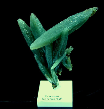 Prase Quartz - Serifos Island (Seriphos), Cyclade Islands (Cyclades; Kikladhes; Nomos Kikladhon), Kykl�des Prefecture, Aegean Islands Department (Aiya�on), Greece