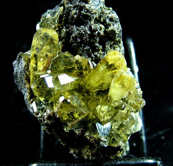 Anglesite on Galena - Touissit, Touissit District, Oujda-Angad Province, Oriental Region, Morocco