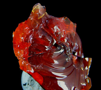 Opal var. Fire Opal - Opal Butte, Morrow Co., Oregon, USA