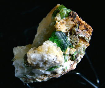 Chrome-Tourmaline (Dravite) - Commander Mine, Nadonjukin, Simanjiro District, Manyara Region, Tanzania