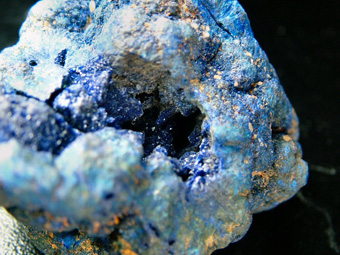 Azurite - Chessy copper mines, Chessy-les-Mines, Le Bois d'Oingt, Rh�ne, Auvergne-Rh�ne-Alpes, France