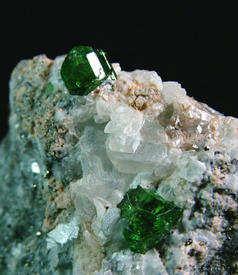 Chrome-Tourmaline (Dravite) with Pyrite - Commander Mine, Nadonjukin, Simanjiro District, Manyara Region, Tanzania