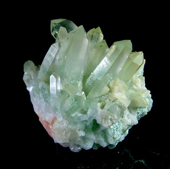 Quartz with Fuchsite's inclusions - Ihovitra (Anovitra; Iovitra; Ivohitra), Itremo massif, Itremo Commune, Ambatofinandrahana District, Amoron'i Mania, Madagascar