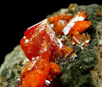 Wulfenite - Red Cloud Mine, Silver Mining District, La Paz Co., Arizona, USA