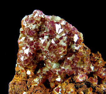 Mn-Adamite - Ojuela Mine, Mapim�, Mapim� Municipality, Durango, Mexico