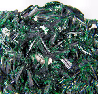 Brochantite - Milpillas Mine, Cuitaca, Santa Cruz Municipality, Sonora, Mexico