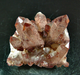 Quartz var. Hematoide Quartz - Brandberg Area, D�ures Constituency, Erongo Region, Namibia