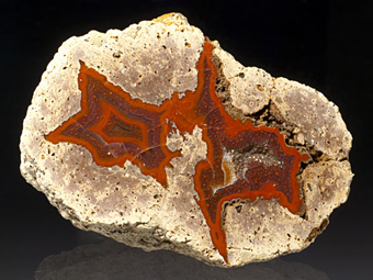 Quartz var. Chalcedony Agate - St. Egidien, Saxony, Germany