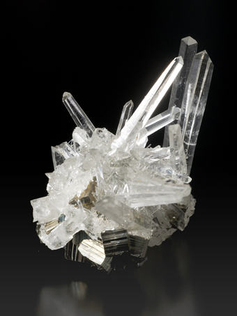Quartz, Pyrite - Julcani, Huancavelica, Peru
