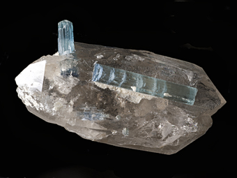 Elbaite var. Indicolite, Quartz - Dara-i-Pech, Chapa Dara, Kunar, Afghanistan