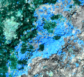 Carbonatecyanotrichite - Baccu Locci Mine, by Villaputzu, province of Cagliari, Sardegna, Italy