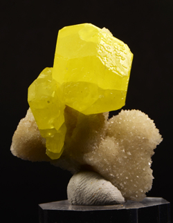 Sulphur - Cozzodisi Mine, Casteltermini, Agrigento Province, Sicily, Italy