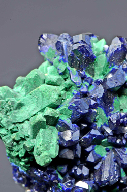 Azurite and Malachite - Tsumeb, Namibia