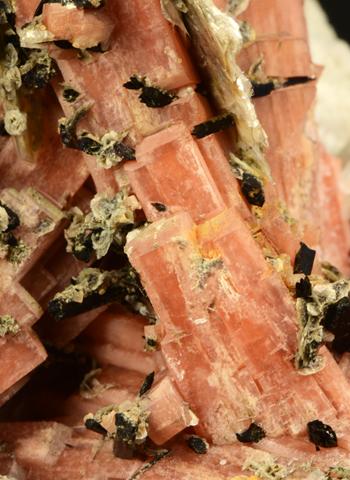 Serandite, Polylitionite, Acmite - Poudrette Quarry, Mont Saint Hilaire, Quebec, Canada