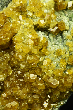 Topazzolite - Val Tournenche, Val d'Aosta, Italy